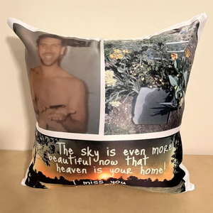 In Loving Memory Personalized Photo Pillow